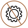 No settings (disabled) icon with a gear and slash circle indicating unavailable configuration